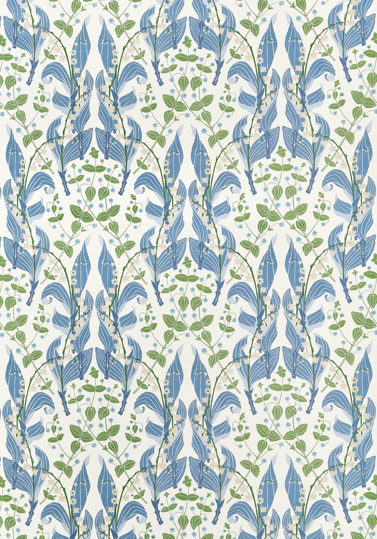 Thibaut Harbor Springs Blue Fabric