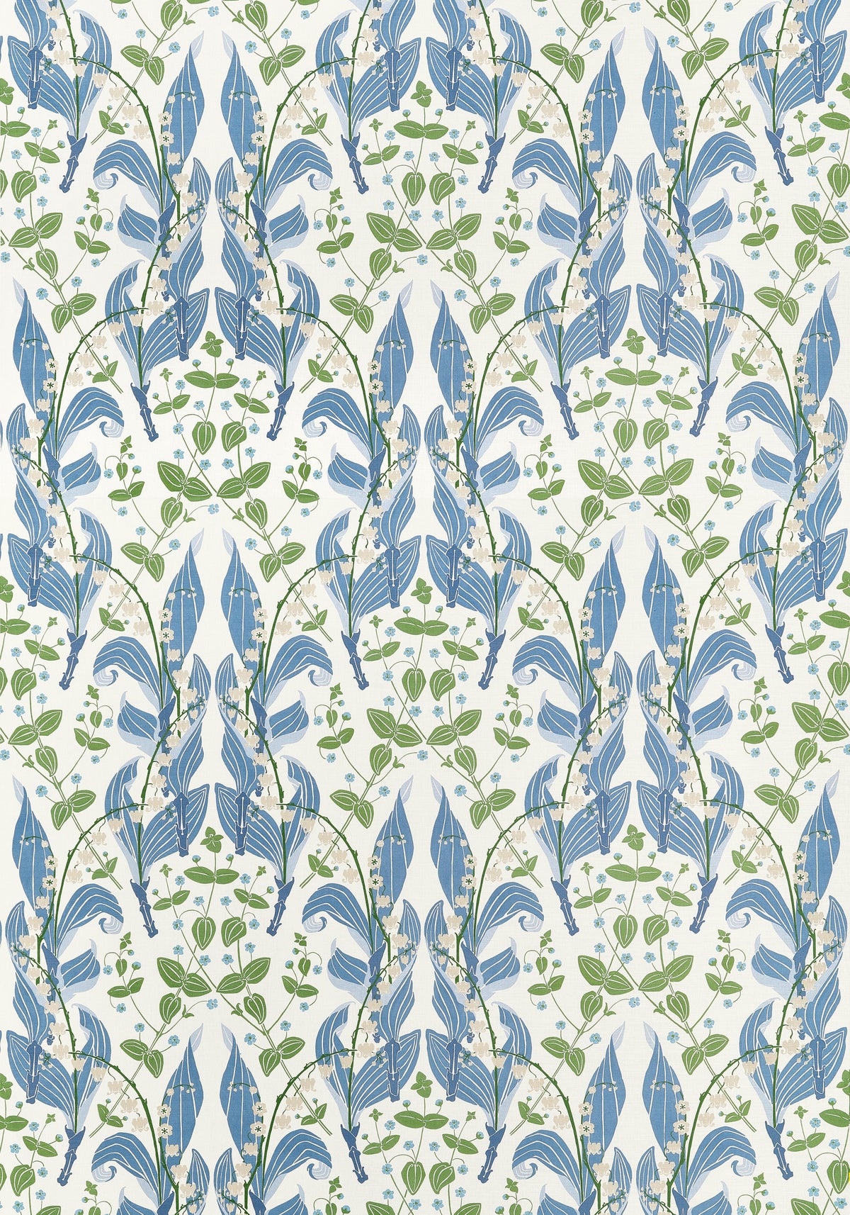 Thibaut Harbor Springs Blue Fabric