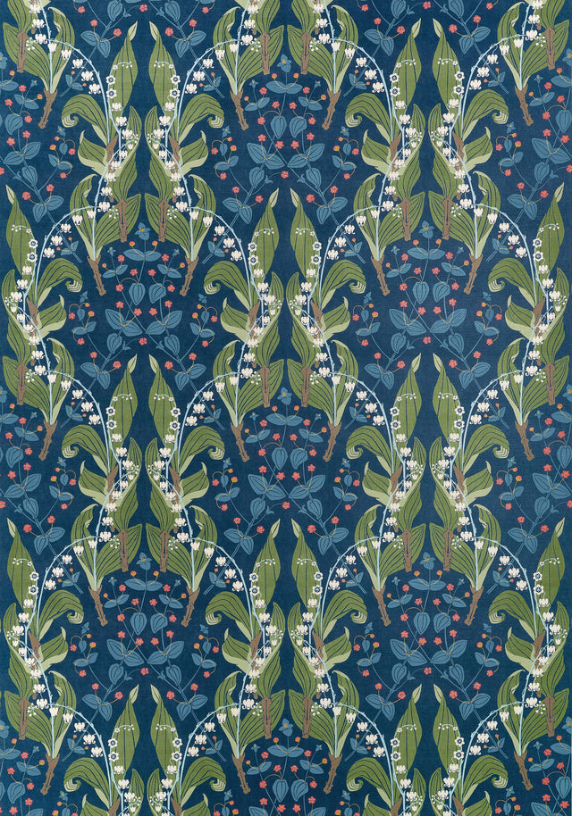 Thibaut Harbor Springs Navy Fabric
