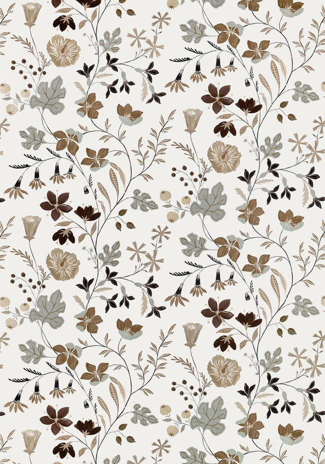 Thibaut Bloom Natural Fabric