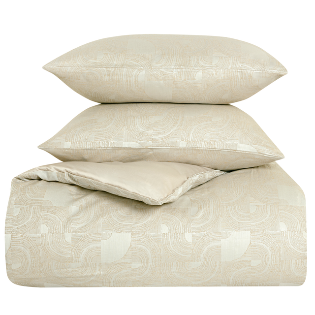 Ann Gish Sandstone Queen Lugano Comforter Set