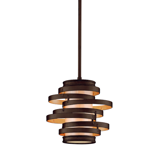 Corbett Lighting Vertigo BRONZE AND GOLD LEAF 9.5W x 9.25H Pendant