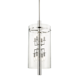 Hudson Valley Lighting Baxter POLISHED NICKEL 15W x 34H Lantern