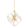 Hudson Valley Lighting Roundout AGED BRASS 16.75W x 16.75L x 20.75H Pendant