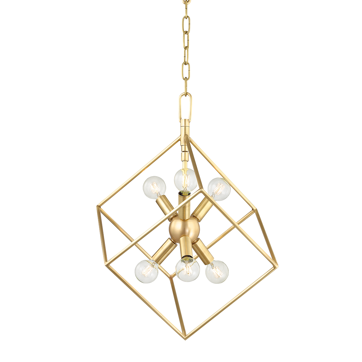 Hudson Valley Lighting Roundout AGED BRASS 16.75W x 16.75L x 20.75H Pendant