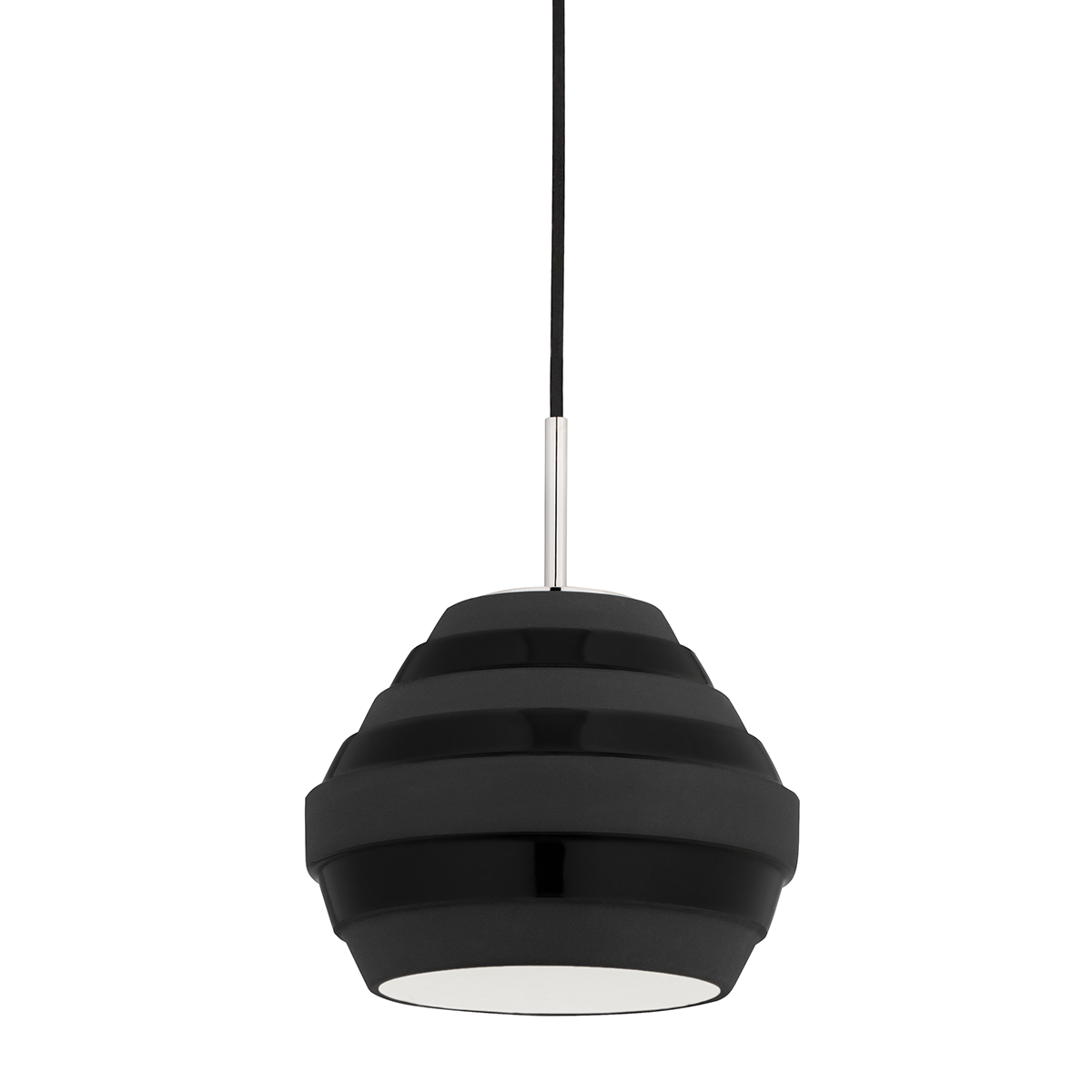 Hudson Valley Lighting Calverton POLISHED NICKEL 10W x 12H Pendant