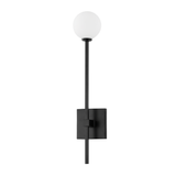 Hudson Valley Lighting Pellar BLACK BRASS 4.5W x 22.5H Wall Sconce