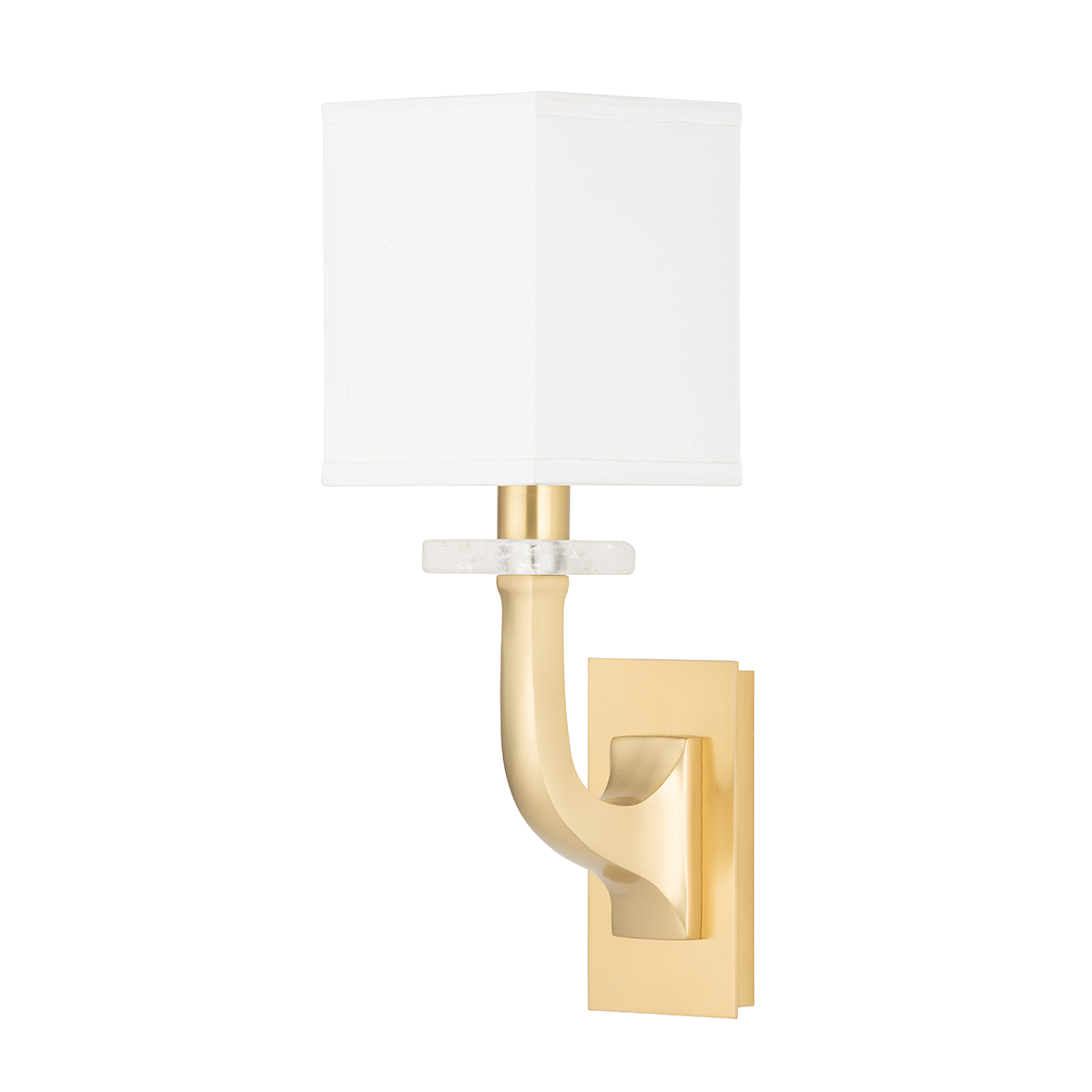 Hudson Valley Lighting Rockwell AGED BRASS 4.12W x 12.62H Wall Sconce