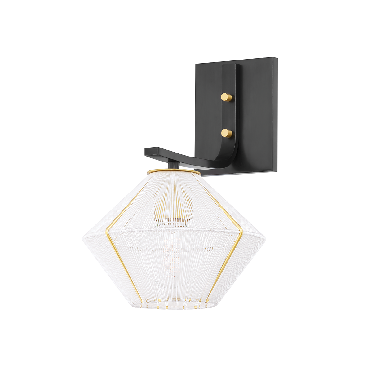 Hudson Valley Lighting Saranac AGED BRASS/OLD BRONZE 9W x 12.25H Wall Sconce