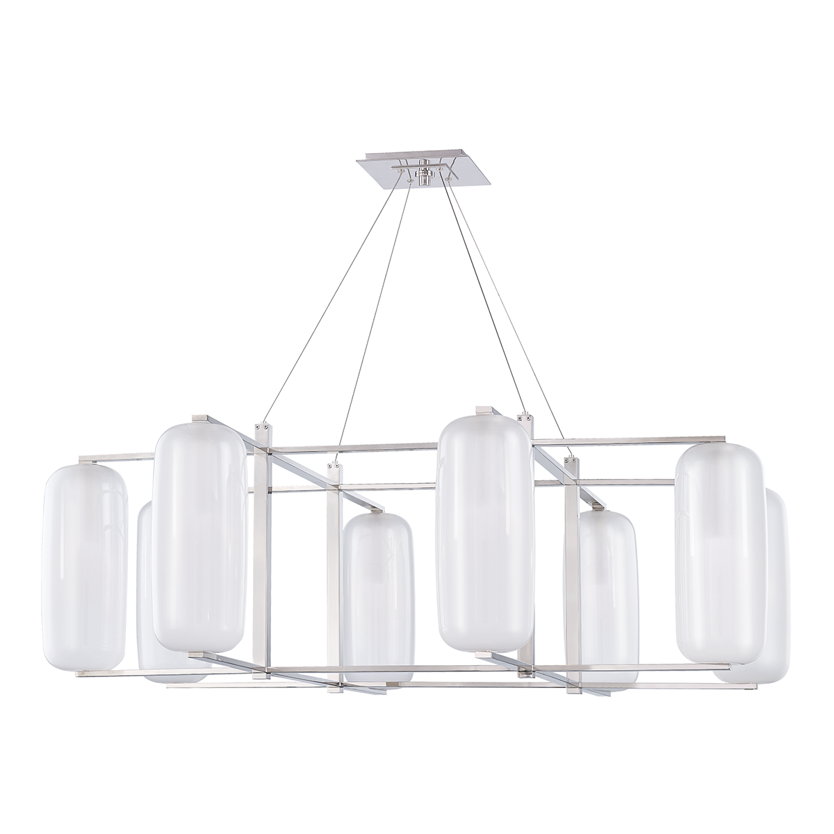 Hudson Valley Lighting Pebble POLISHED NICKEL 48W x 15.75H Chandelier