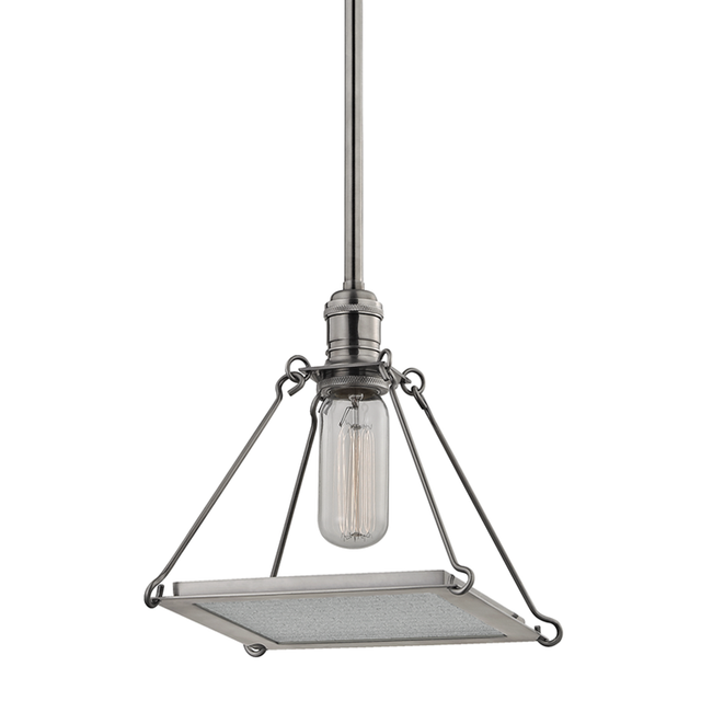 Hudson Valley Lighting Thorndike HISTORIC NICKEL 7.75W x 7.75L x 9H Pendant