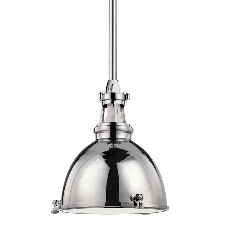 Hudson Valley Lighting Massena POLISHED NICKEL 13.5W x 15.5H Pendant