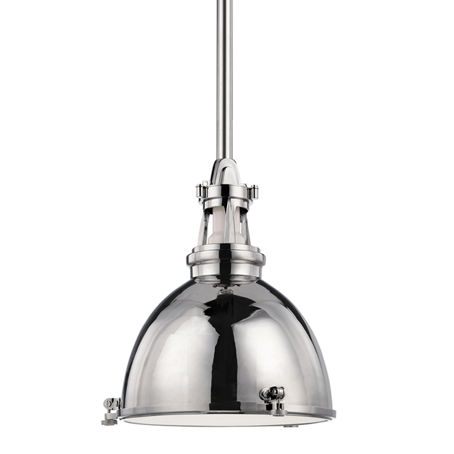 Hudson Valley Lighting Massena POLISHED NICKEL 13.5W x 15.5H Pendant