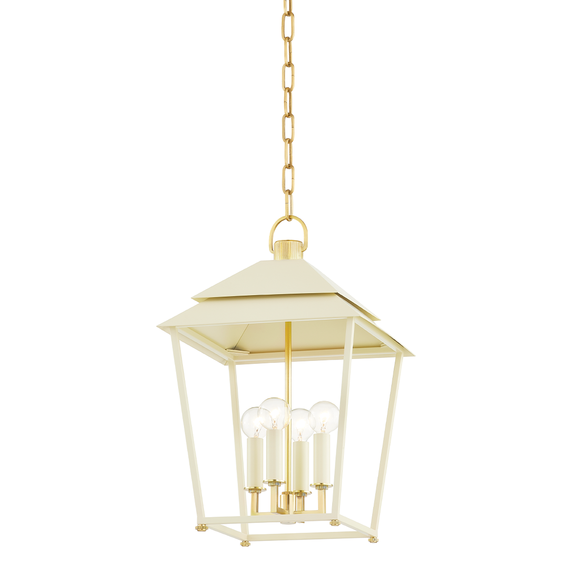 Hudson Valley Lighting Natick AGED BRASS 12.5W x 12.5L x 19.25H Lantern