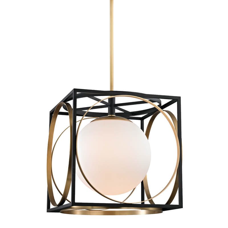 Hudson Valley Lighting Wadsworth AGED BRASS 17.75W x 17.75L x 18.5H Pendant