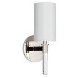 Hudson Valley Lighting Wylie POLISHED NICKEL 4.5W x 12H Wall Sconce