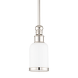 Hudson Valley Lighting Chatham POLISHED NICKEL 4.5W x 10.75H Pendant