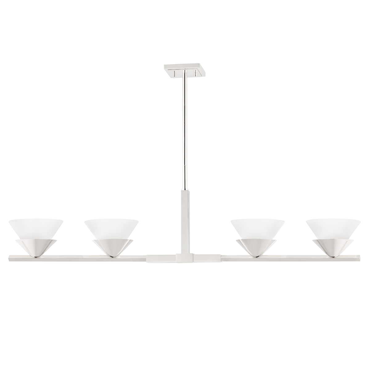 Hudson Valley Lighting Stillwell POLISHED NICKEL 47.75W x 11.5H Lighting