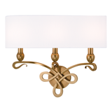 Hudson Valley Lighting Pawling AGED BRASS 20W x 16.5H Wall Sconce
