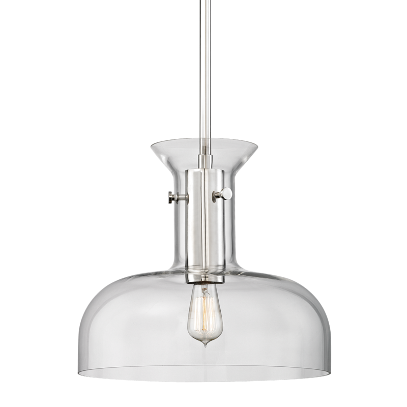 Hudson Valley Lighting Coffey POLISHED NICKEL 16W x 14.75H Pendant