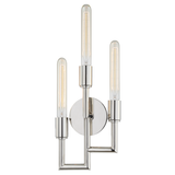 Hudson Valley Lighting Angler POLISHED NICKEL 7.75W x 19.5H Wall Sconce