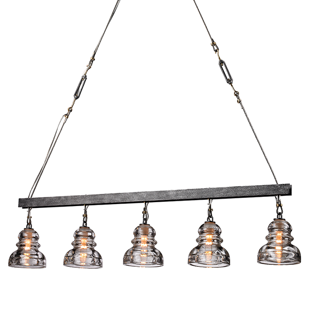 Troy Lighting Menlo Park OLD SILVER 5.75W x 44.5L x 42H Lighting