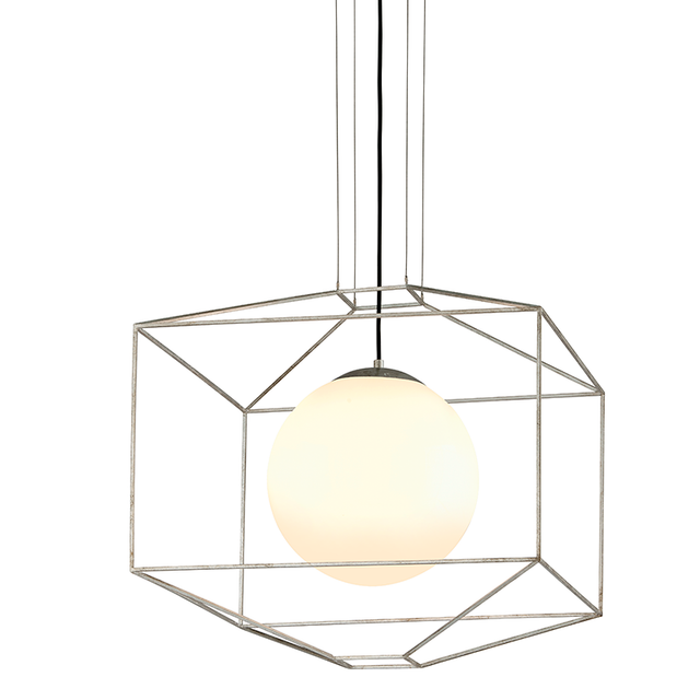 Troy Lighting Silhouette SILVER LEAF 25W x 24.25H Chandelier