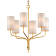 Troy Lighting Juniper TEXTURED GOLD LEAF 25.5W x 28.5H Chandelier