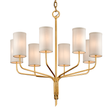 Troy Lighting Juniper TEXTURED GOLD LEAF 32W x 32.75L x 35H Chandelier
