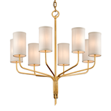 Troy Lighting Juniper TEXTURED GOLD LEAF 32W x 32.75L x 35H Chandelier