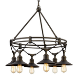 Troy Lighting Shelton VINTAGE BRONZE 30W x 24.5H Chandelier