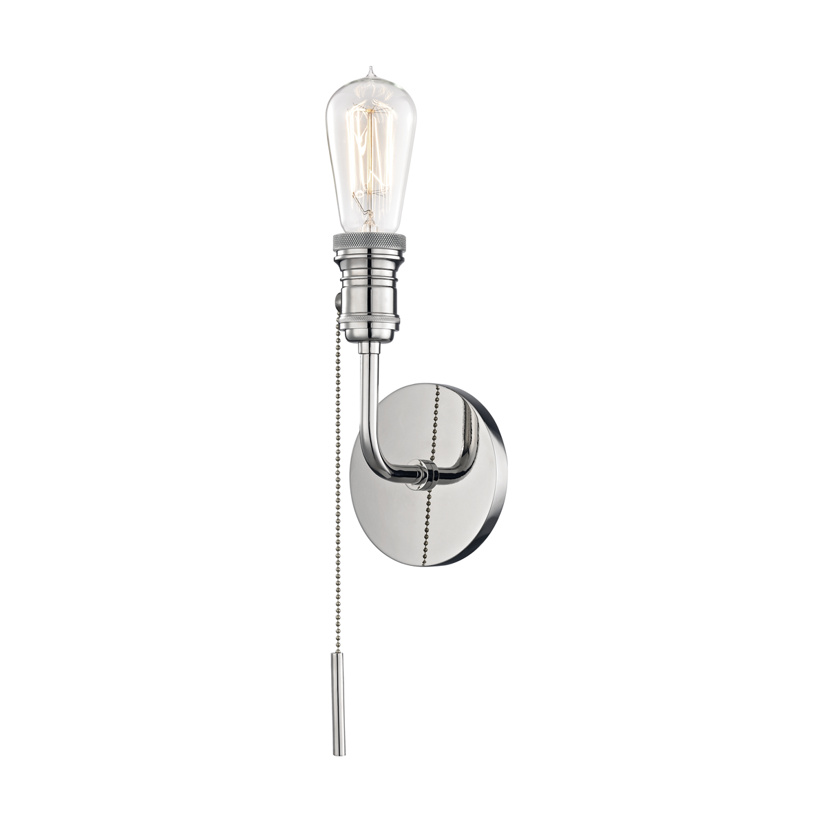 Mitzi Lexi POLISHED NICKEL 4.75W x 12.75H Wall Sconce