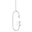Mitzi Rae POLISHED NICKEL 8.75W x 20.12H Pendant