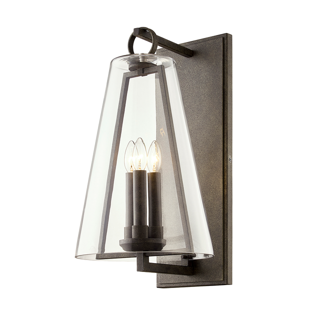 Troy Lighting Adamson FRENCH IRON 12W x 30H Wall Sconce