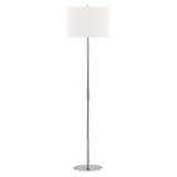 Hudson Valley Lighting Bowery POLISHED NICKEL 16.5W x 62.5H Floor Lamp