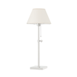 Hudson Valley Lighting Leeds POLISHED NICKEL 12.25W x 22H Table Lamp