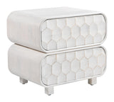 ZUO Miro Nightstand Whitewashed