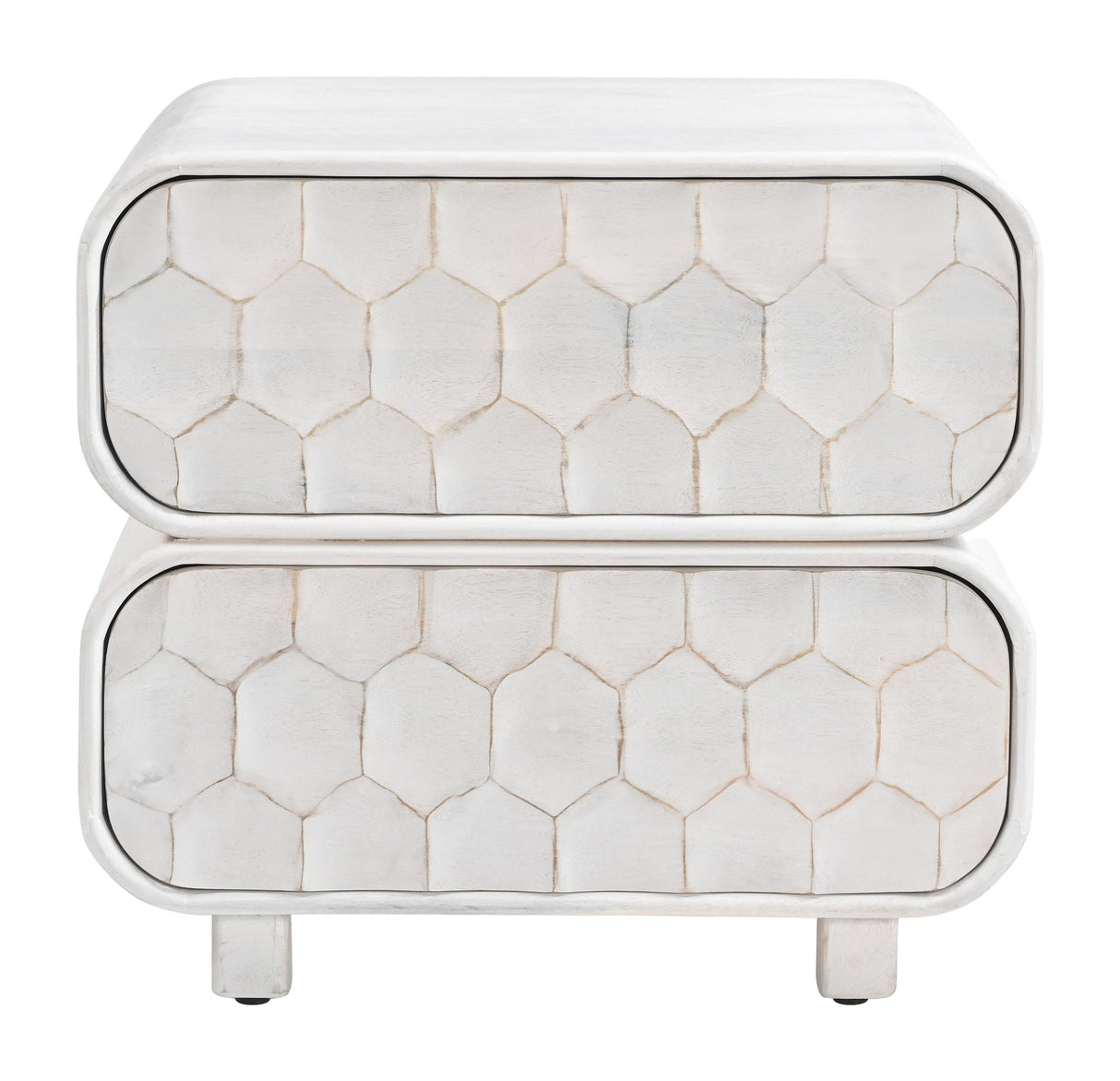 ZUO Miro Nightstand Whitewashed