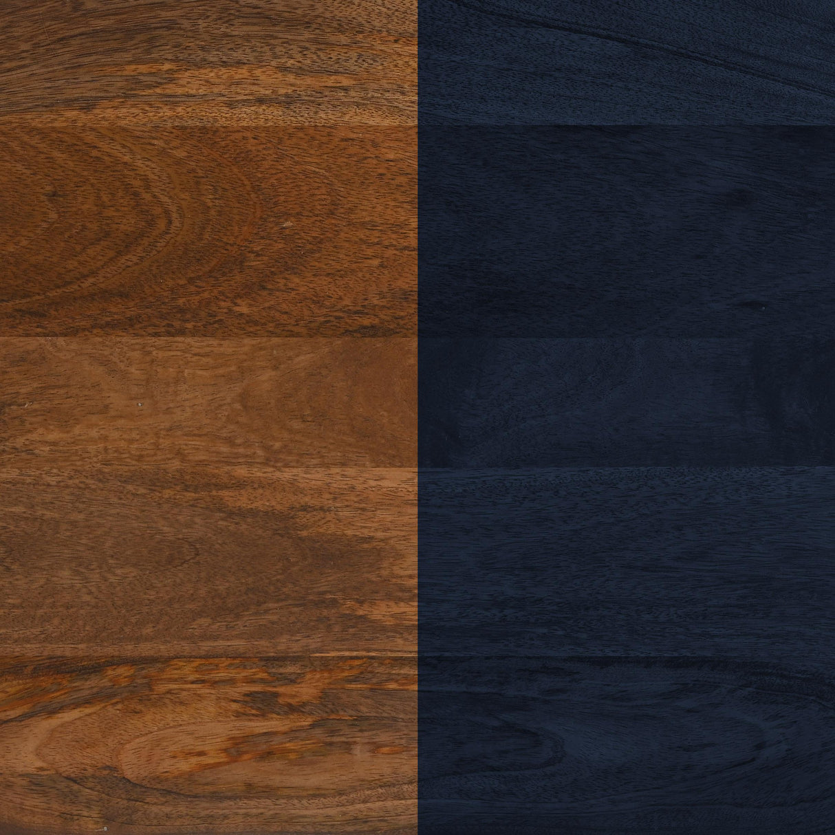 ZUO Tornos Side Table Walnut & Deep Blue