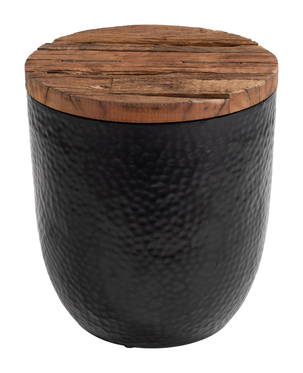 ZUO Duskan Storage Side Table Natural & Black