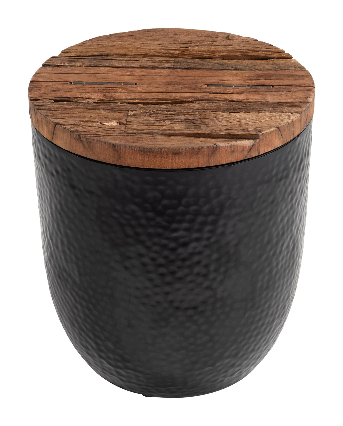 ZUO Duskan Storage Side Table Natural & Black