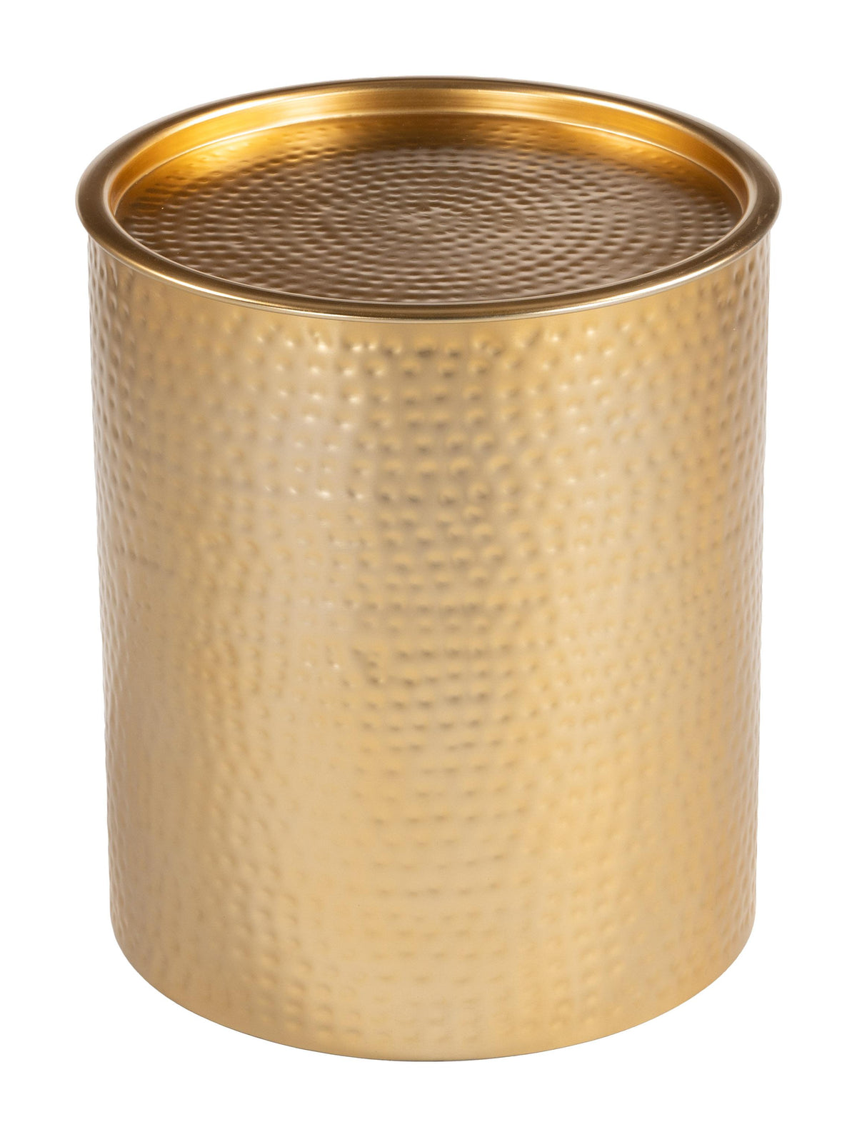 ZUO Coldveil Storage Side Table Gold