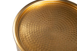 ZUO Coldveil Storage Side Table Gold