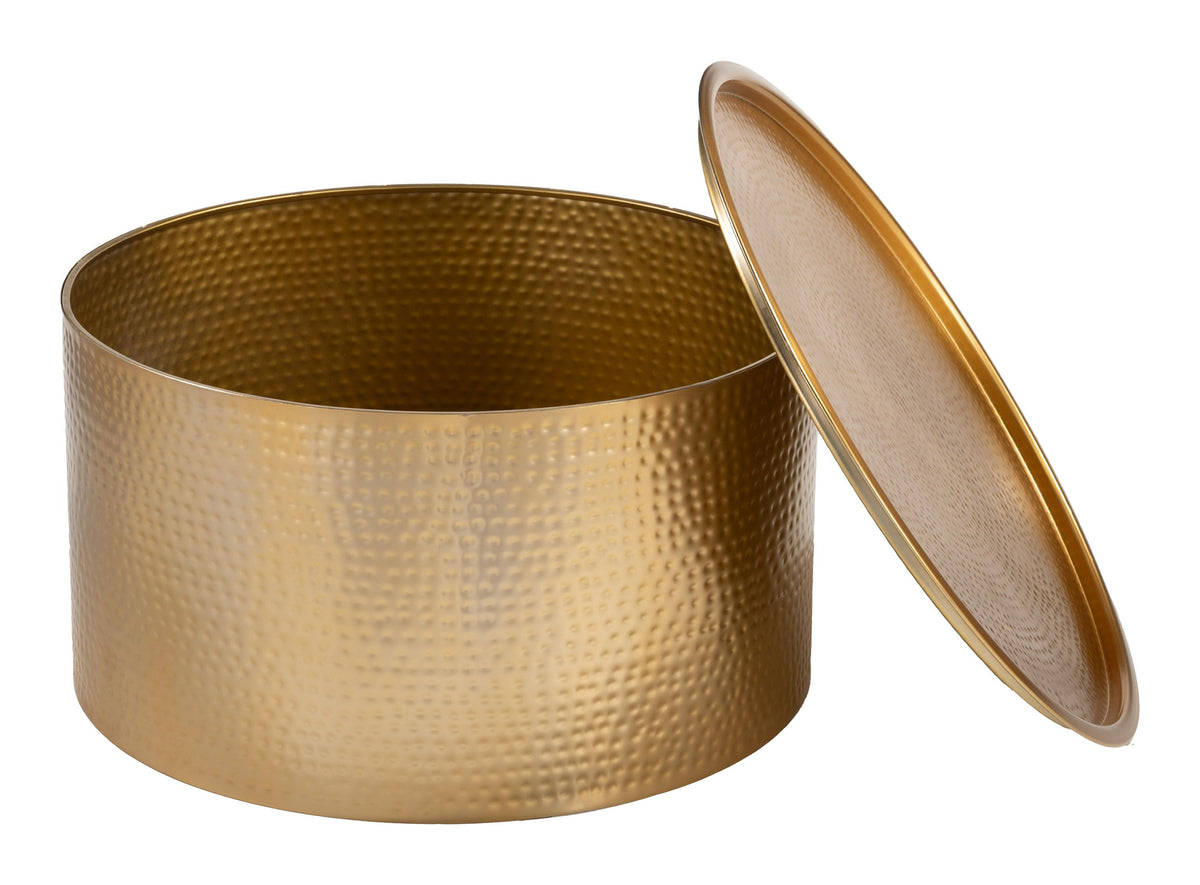 ZUO Coldveil Storage Coffee Table Gold