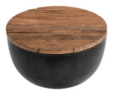 ZUO Duskan Storage Coffee Table Natural & Black