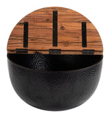 ZUO Duskan Storage Coffee Table Natural & Black