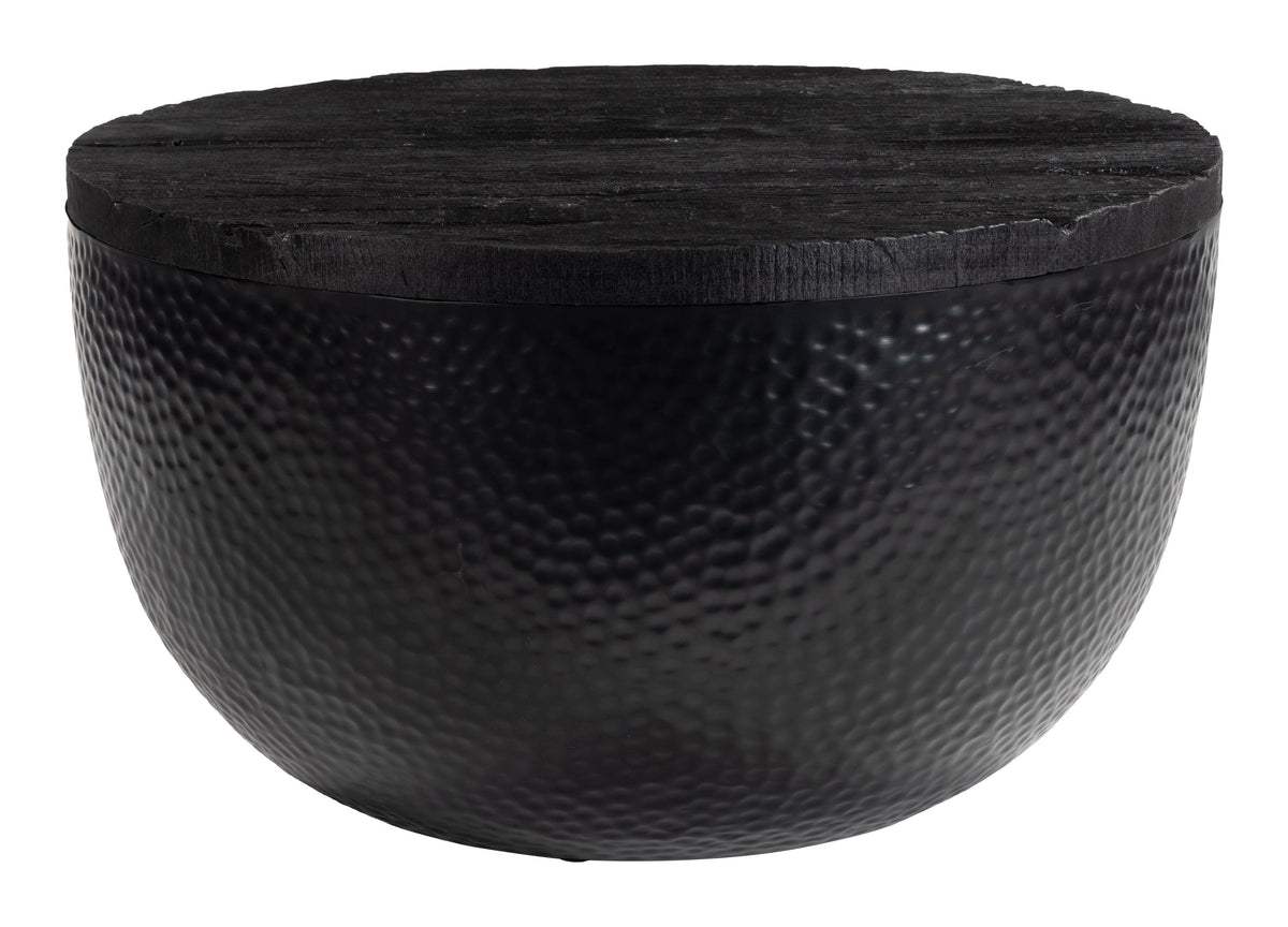 ZUO Duskan Storage Coffee Table Black