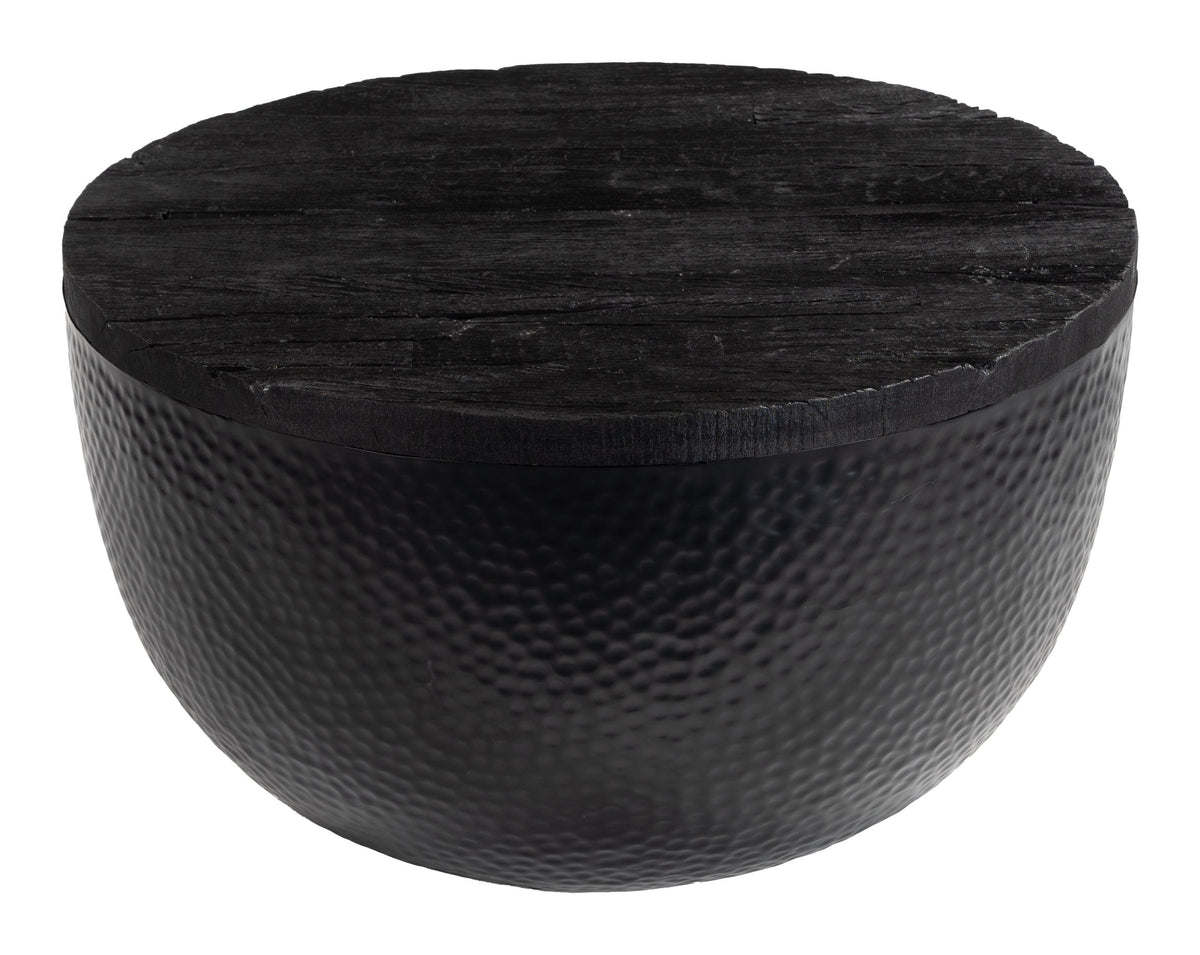 ZUO Duskan Storage Coffee Table Black
