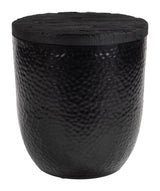 ZUO Duskan Storage Side Table Black