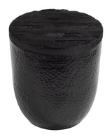 ZUO Duskan Storage Side Table Black